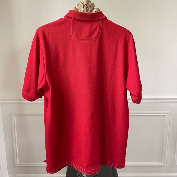 Tommy Bahama Brick Red Polo Golf Shirt L - Picture 6 of 6